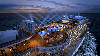 Cruise ship art, Oceanic marvel, Vacation escape, Maritime fascination HD wallpaper
