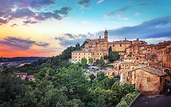 Tuscany villa, Tranquil retreat, Tuscan charm, Serene escape HD wallpaper