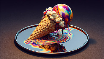 Ice Cream Cone Delight, ice cream cone, ice cream, colorful, cone, dessert HD wallpaper
