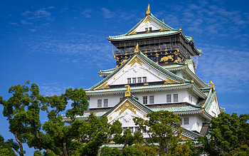 Osaka Castle, Travels, Beautiful castle, Japanese architecture HD wallpaper