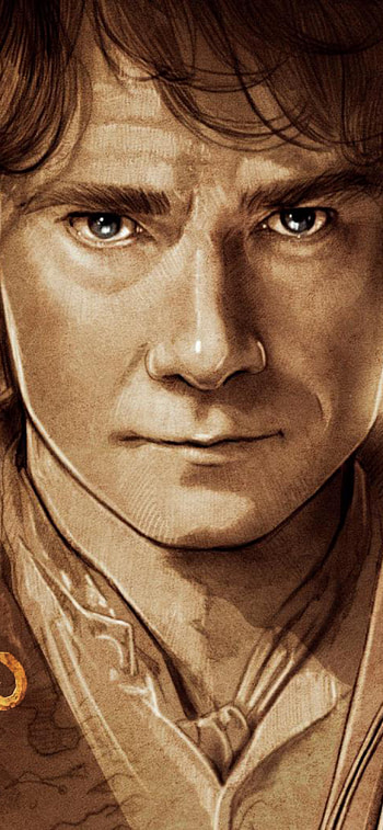 Bilbo Baggins character, Artwork , 11, Visual masterpiece HD phone wallpaper