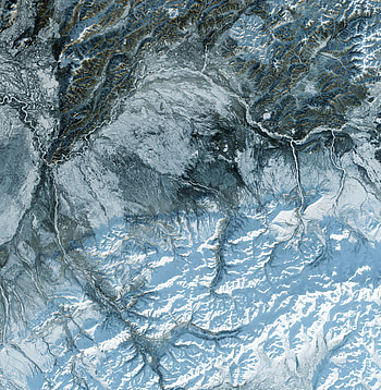 Ice, Snow, View From Above, Texture, Textures, Glacier HD phone wallpaper