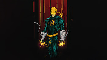 Iron Fist Minimal, iron-fist, superheroes, artwork, minimalism, art, digital-art HD wallpaper
