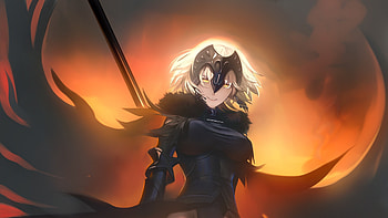 Blonde, warrior, jeanne d'arc fate HD wallpaper
