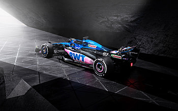 Alpine A523 - F1 2023, vehicle, Alpine A523 HD wallpaper