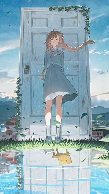 Serene Anime Girl: Dreamy Escape, Anime, girl, anime girl HD phone wallpaper