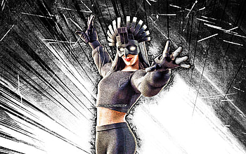 Shadowbird, grunge art, Fortnite Battle Royale, Fortnite characters, white abstract rays, Shadowbird Skin, Fortnite, Shadowbird Fortnite HD wallpaper