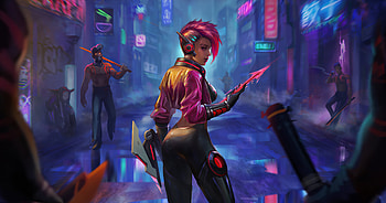 Cyber Fighter , cyberpunk, artist, artwork, artstation HD wallpaper