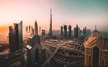Middle East, Dubai cityscape, Exotic destinations, Urban architecture HD wallpaper
