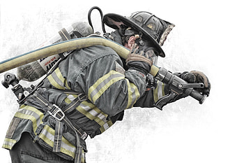 Firefighter bombeiro, Forest fire combat, Courageous firefighters, Fire prevention HD wallpaper