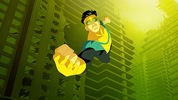 Invincible Hero Soars: Stunning, Invincible HD wallpaper