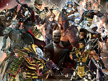 Game Characters, games, hitman, mortal kombat HD wallpaper