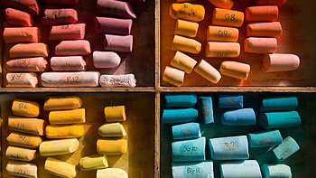 Pastel shades of chalk, chalk, Abstract, colors HD wallpaper