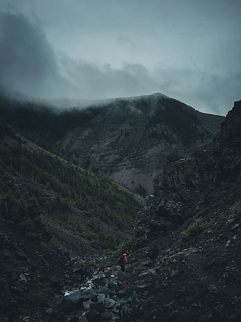 Nature, Rivers, Stones, Mountains, Fog, Journey, Tourist HD phone wallpaper