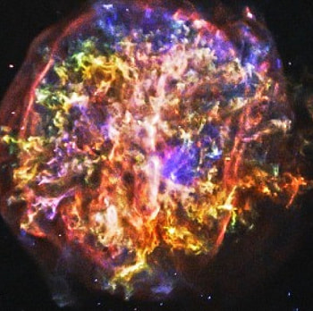 Cassiopeia A, star, explosion, remnant, giant HD wallpaper