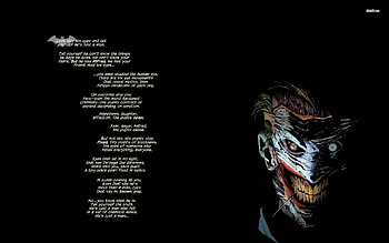 Joker - Batman - Quote - HD wallpaper