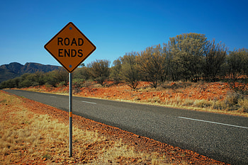 Words, Road, Inscription, Sign, End Of The Road HD wallpaper