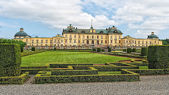 Drottningholm Palace, Stockholm, King's palace, Background HD wallpaper