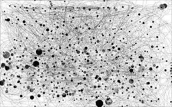 spotted screen, white, black, iographica, lines, spotted HD wallpaper