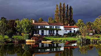 Riverside cottage, , 44, cheap HD wallpaper