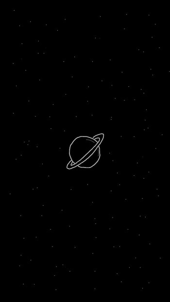 Saturn, space, midnight, star HD phone wallpaper