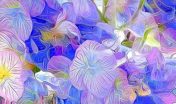 Abstract, Flowers, Art, Colourful, Colorful HD wallpaper