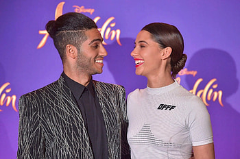 Mena Massoud, Aladdin movie, Naomi Scott, Guy Ritchie HD wallpaper