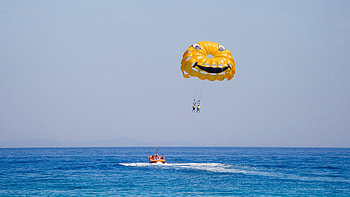 Kekova Island, Parasailing HD wallpaper
