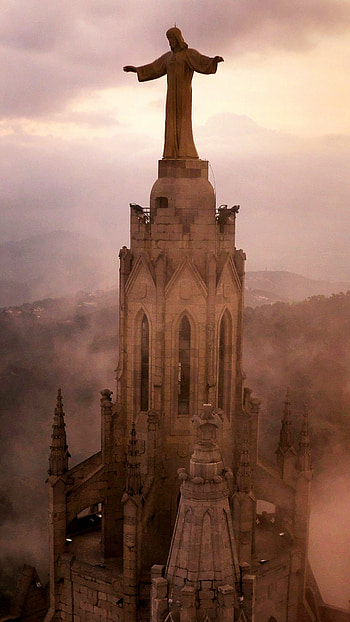 Barcelona's Sacred Heart, Spiritual journey, City tourism, Travel memories HD phone wallpaper