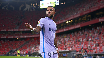 2022 La Liga, Memphis Depay HD wallpaper
