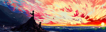 Anime Art , anime, artwork, drawing, artist, digital-art HD wallpaper