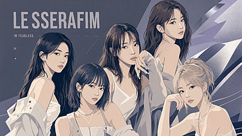 LE SSERAFIM — Dream, Girl Band, Portrait, K-pop HD wallpaper
