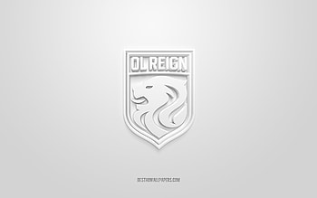 OL Reign, creative 3D logo, white background, NWSL, 3d emblem, American soccer club, Washington, USA, 3d art, soccer, OL Reign 3d logo HD wallpaper
