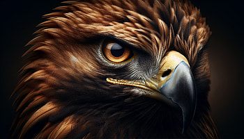 Majestic Golden Eagle, golden eagle, eagle, Wildlife, bird, close-up HD wallpaper