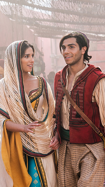 Naomi Scott, Aladdin movie HD phone wallpaper