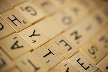 Scrabble dating game, Word tile connection, Romantic wordplay, Word game entertainment HD wallpaper