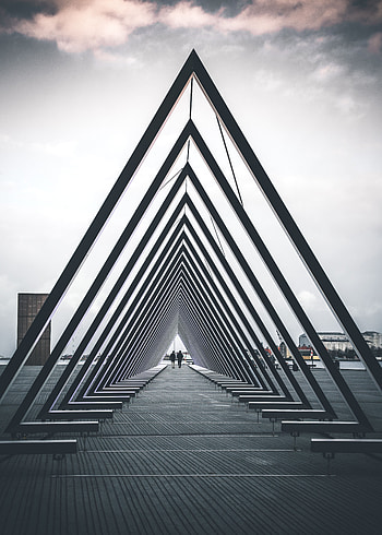 People, Architecture, Miscellanea, Miscellaneous, Structure, Geometric, Triangle HD phone wallpaper