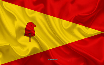 Flag of Pereira, , silk texture, Pereira, Colombian city, Pereira flag, Colombia HD wallpaper