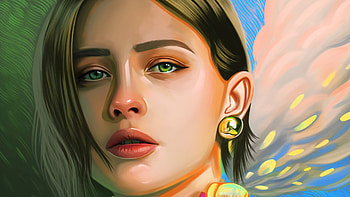 Girl Digital Art Illustration, artist, artwork, digital-art, deviantart HD wallpaper