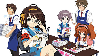 Haruhi, Haruhi Suzumiya, Anime, Yuki Nagato HD wallpaper