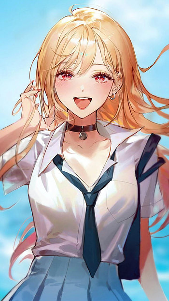 Marin Kitagawa 2, hair, Anime, mouth HD phone wallpaper