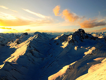 Nature, Mountains, Snow, Vertex, Tops, Shadows HD wallpaper