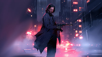 John Wick Desperate Escape, john-wick, movies, artwork, artist, digital-art, art, deviantart HD wallpaper