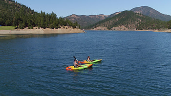 Applegate Lake, Kayaking HD wallpaper