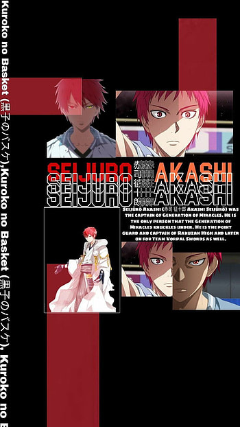 Seijuurou Akashi, anime HD phone wallpaper