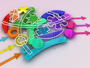 rainbow hearts, star, rainbow, stuff, arrow, o HD wallpaper