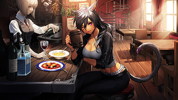 Miqo'te Final Fantasy XIV HD wallpaper