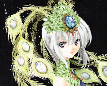 Feather Queen, silver hair, black, sublime, cute, long hair, royalty, beauty, nice, feather, female, plain, sexy, divine, gorgeous, hot, girl, beautiful, dark, close up, anime girl, elegant, simple, anime, pretty, white hair, lovely HD wallpaper