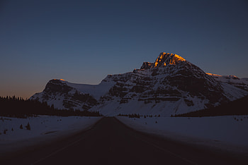 Mountain Road Evening , evening, mountains, road, nature HD wallpaper