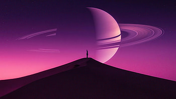 Outrun Solus, outrun, planet, synthwave, artist, artwork, digital-art HD wallpaper